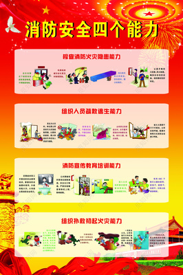 提高消防安全四個能力，構建平安和諧家園